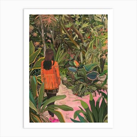 In The Garden Tresco Abbey Gardens United Kingdom 3 Art Print