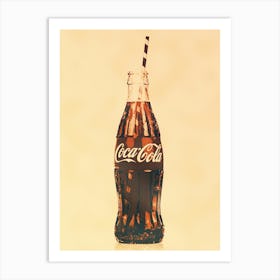 Coca Cola Bottle Art Print