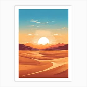 Desert Landscape 14 Art Print