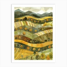 Autumn Landscape 12 Art Print