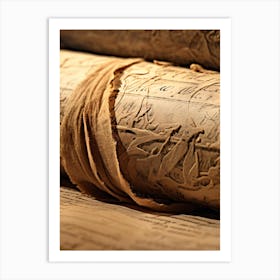 Egyptian Scrolls Art Print