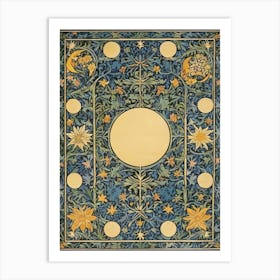 William Morris - Blue And Gold Art Print