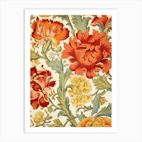 Floral Wallpaper 7 Art Print