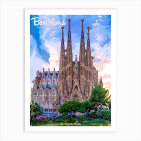 Barcelona - Sagrada Familia Art Print