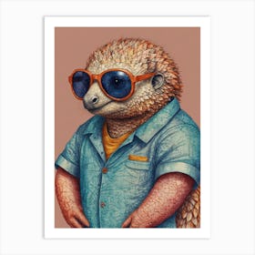 Hedgehog 30 Art Print