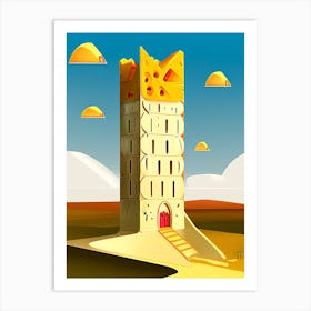 Tower Of Cheese Art Print