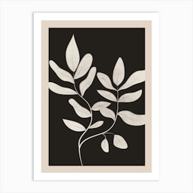Minimalist Plants & Leaves Art 2 Art Print