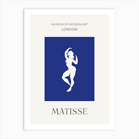 Matisse Blue Art Print