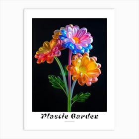 Bright Inflatable Flowers Poster Chrysanthemum Art Print