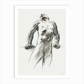 Man Standing, Head Thrown Back, John Singer Sargent Art Print