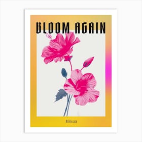 Hot Pink Hibiscus 1 Poster Art Print