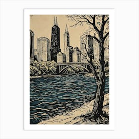 Chicago Skyline Art Print