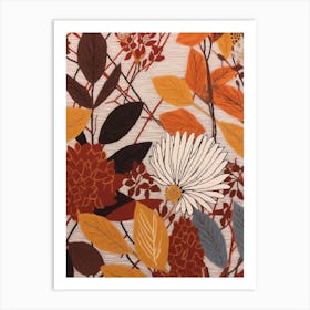 Fall Botanicals Gypsophila 2 Art Print