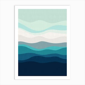 Sea ​​waves 1 Art Print