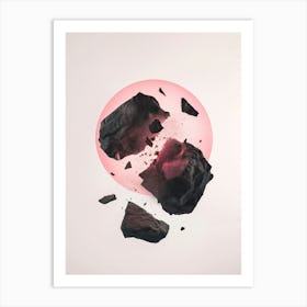 Rocks Colliding 2 1 Art Print