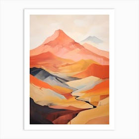 Mount Ossa Australia 1 Mountain Painting Art Print