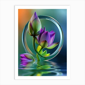 Lotus Flower 109 Art Print