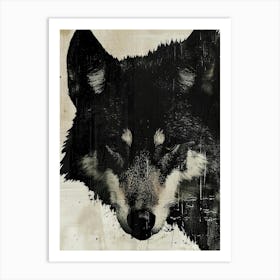 Wolf Canvas Print Art Print