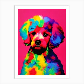 Poodle Andy Warhol Style Dog Art Print