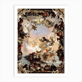 "Allegory of the Planets and Continents" 1752 by Giovanni Battista Tiepolo Art Print