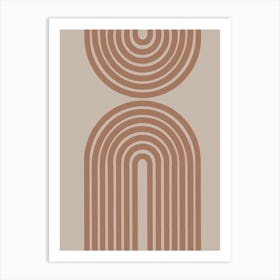 Arch Mid Century Modern Art Print