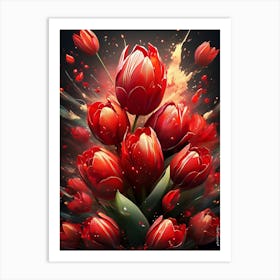 Tulip Power Art Print