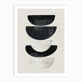 Reykjavik Stone Park Bauhaus Minimalist Art Print