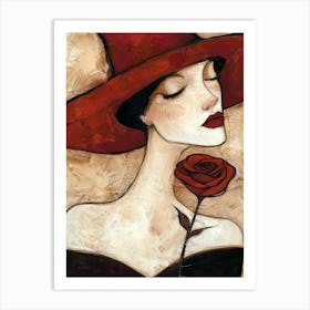 Red Hat 1 Art Print