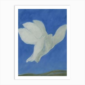 Doves In Flight Art Print