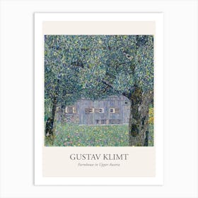 Farmhouse In Upper Austria, Gustav Klimt Poster Art Print