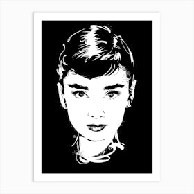 Audrey Hepburn I Art Print