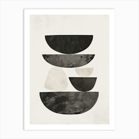 Orlando Stone Park Bauhaus Minimalist Art Print