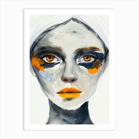 Abstract Of A Woman 37 Art Print