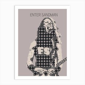 Enter Sandman James Hetfield Metallica Art Print