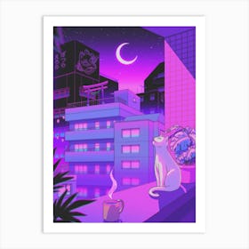 Undertheneonmoonartbook Copie Art Print