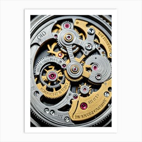 Close Up Of A Watch 7 Art Print