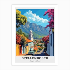 Stellenbosch Travel 4 Art Print