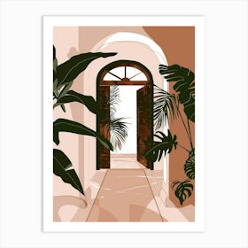 Doorway Illustration Art Print