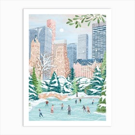 Central Park New York Travel Art Print