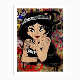 Pop Art Princess Fashion Art Print