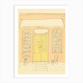 Seville The Book Nook Pastel Colours 4 Art Print