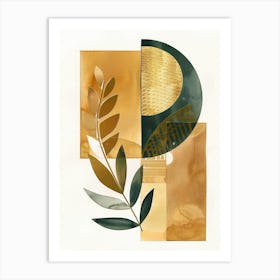 Gold Leaf 22 Art Print