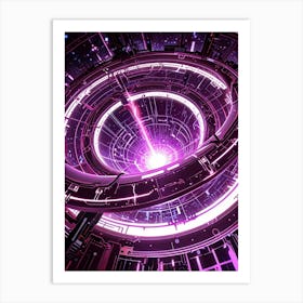 Futuristic Space Art Print