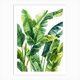 Banana Leaves 35 Art Print