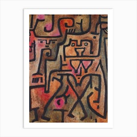 Paul Klee - Forest Witches Art Print