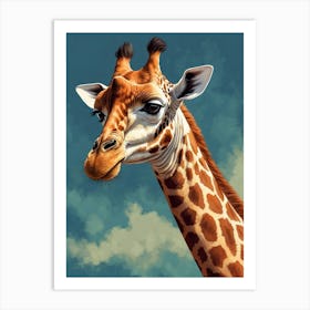 Giraffe 7 Art Print