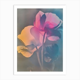 Iridescent Flower Veronica Flower Art Print