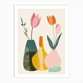 Cute Objects Abstract Collection 14 Art Print