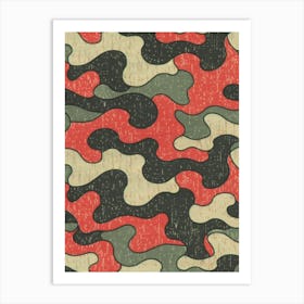 Camouflage Pattern 10 Art Print