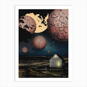 House In The Sky Art Print